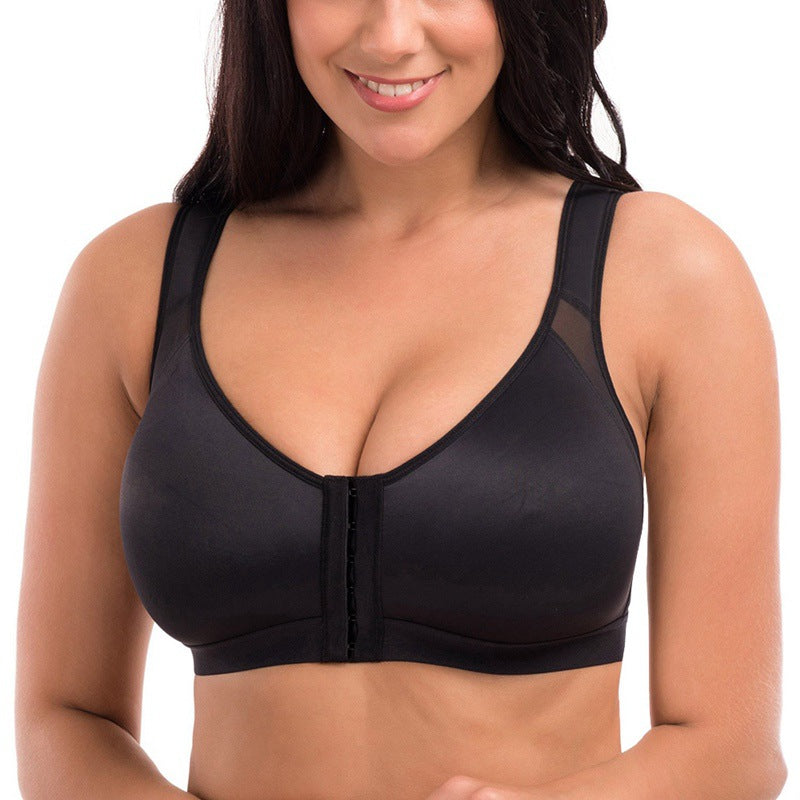 Cross-border European and American Front Buckle Sports Vest Wireless Adjustable Bra Running Yoga Sports Breathable Comfortable Underwear