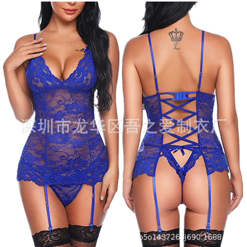 Sexy Lingerie Manufacturer Foreign Trade AliExpress Source Sexy Nightclub Women's Clothing Sexy lingerie set allure