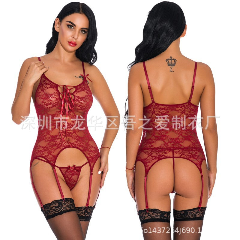 Sexy Lingerie Manufacturer Foreign Trade AliExpress Source Sexy Nightclub Women's Clothing Sexy lingerie set allure