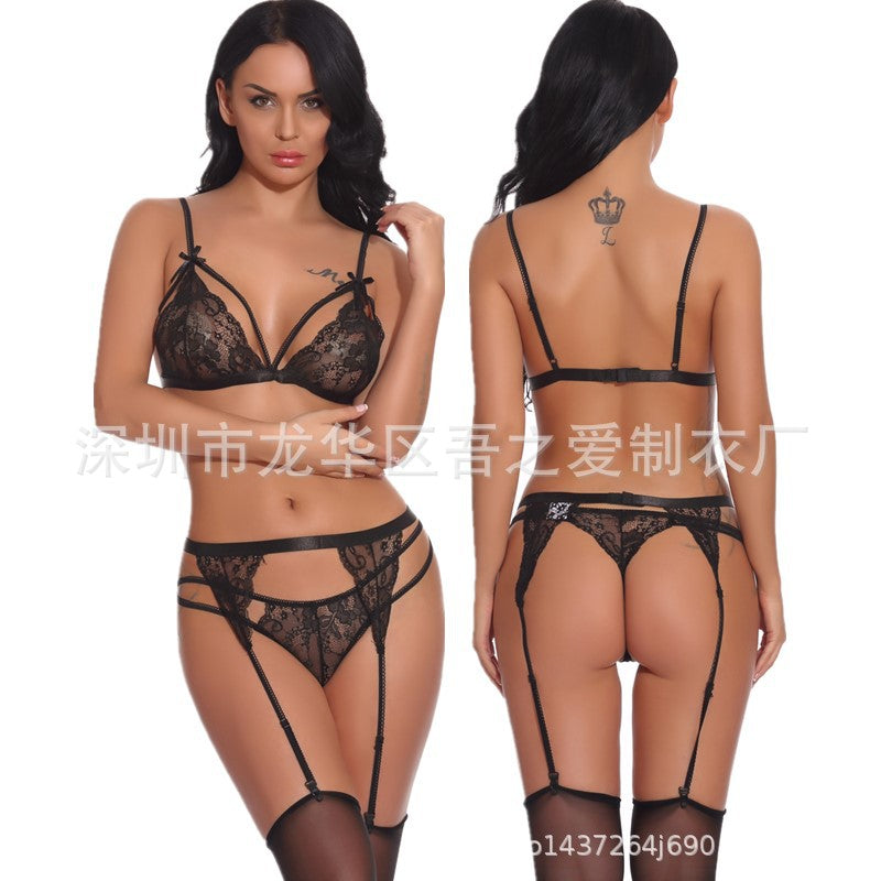 Sexy Lingerie Manufacturer Foreign Trade AliExpress Source Sexy Nightclub Women's Clothing Sexy lingerie set allure