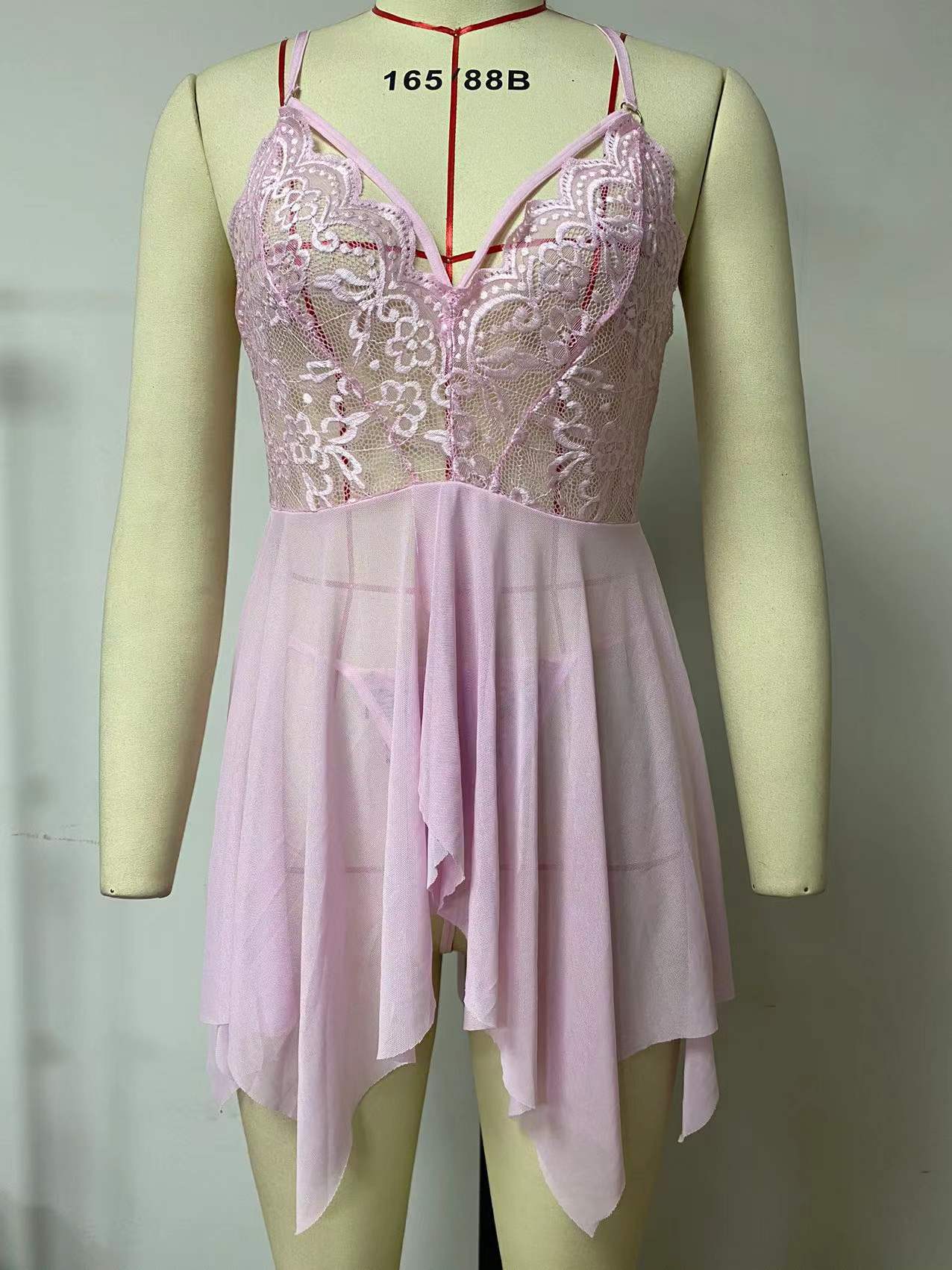 Sexy Lingerie AliExpress Amazon Women's Sexy Lingerie Lace Split Slip Dress New Style