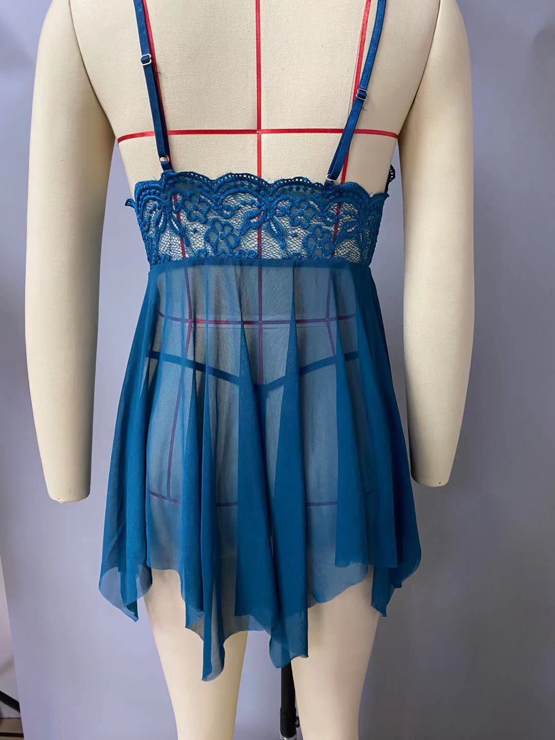 Sexy Lingerie AliExpress Amazon Women's Sexy Lingerie Lace Split Slip Dress New Style