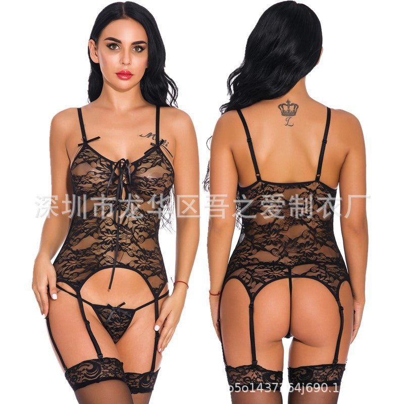 Sexy Lingerie Manufacturer Foreign Trade AliExpress Source Sexy Nightclub Women's Clothing Sexy lingerie set allure