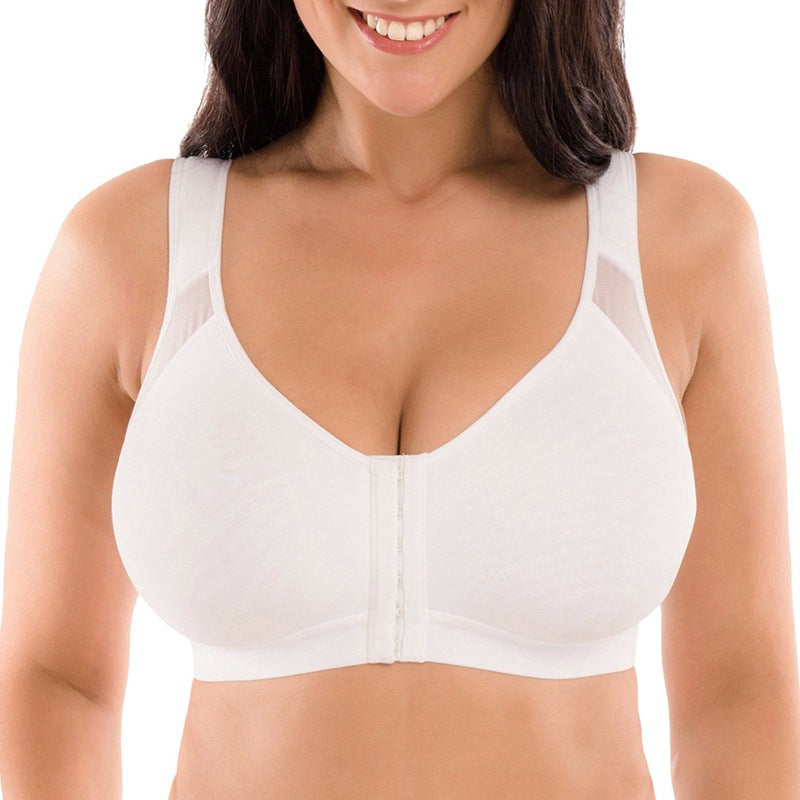 Cross-border European and American Front Buckle Sports Vest Wireless Adjustable Bra Running Yoga Sports Breathable Comfortable Underwear