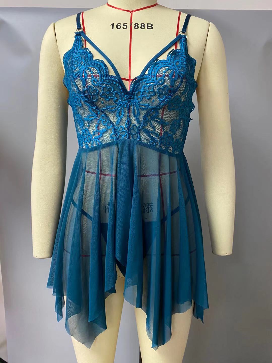 Sexy Lingerie AliExpress Amazon Women's Sexy Lingerie Lace Split Slip Dress New Style