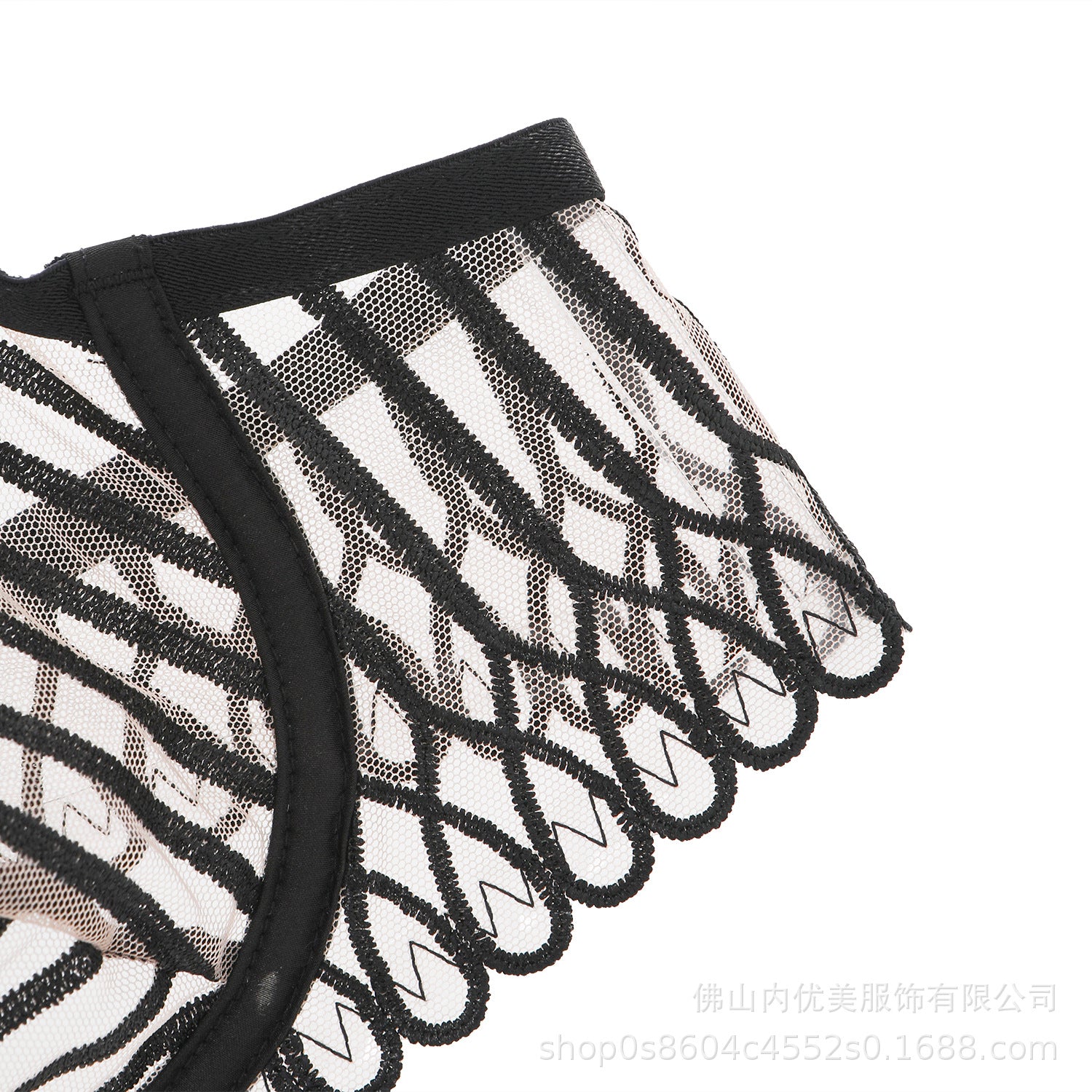 European and American French Style Lingerie for Women, Ultra-Thin and Deep U Shell-Shaped Embroidery Large Bust Minimizing Anti-Sagging Sexy Set Bra