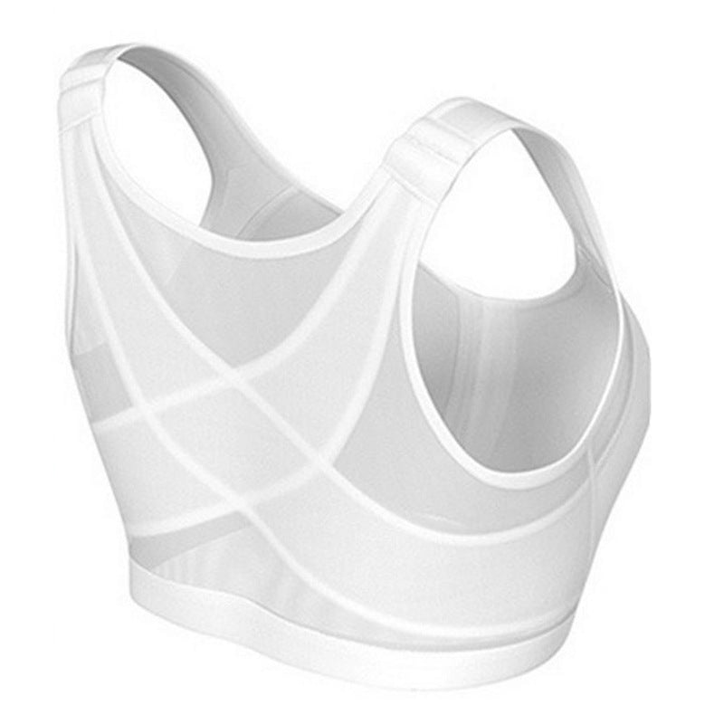 Cross-border European and American Front Buckle Sports Vest Wireless Adjustable Bra Running Yoga Sports Breathable Comfortable Underwear