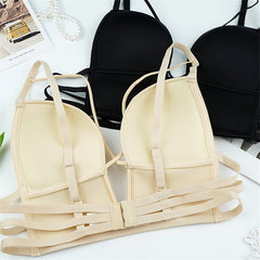 Cross-border Hot-Selling Summer New Style V Seamless Bra Women Sexy Back Fashion European and American Ladies Thin Underwear Bra