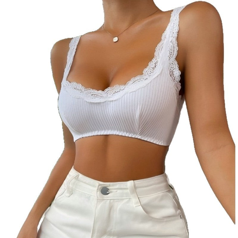 Hot-Selling Summer Wireless Large Bust Minimizer Beautiful Back Push-Up Comfortable Breathable Everyday Vest Single Bra