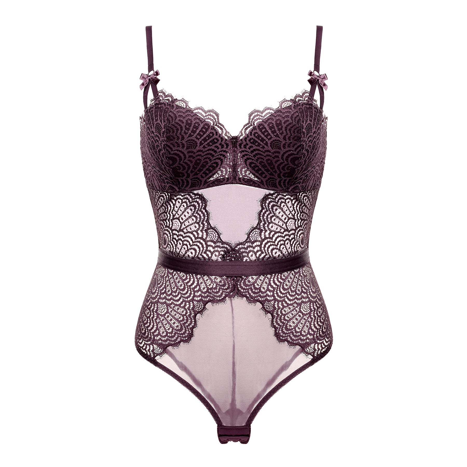 Cross-Border Small Chest Push-Up Breathable Shaping Bodysuit with Bra Sexy Lace Women's Underwear