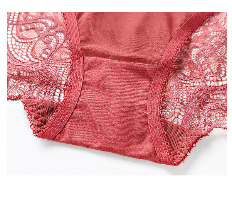 Women's Underwear Large Bust Minimizer Bra Set Sexy Lace Thin Bra Bra