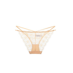 New European and American Style Sexy Thin Transparent Temptation Panties See-through Mesh Smooth Comfortable Triangle Underwear