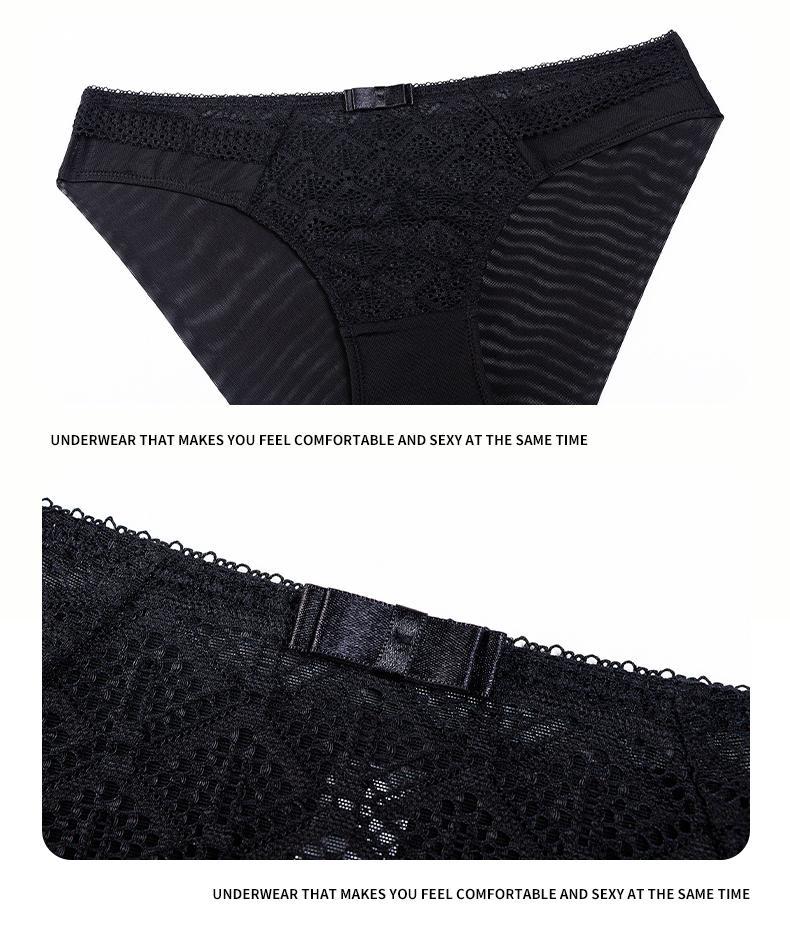 Cross-Border European and American Style French Lingerie Sexy Lace Strap Design Large Bust Push-Up Anti-Sagging Bra Set