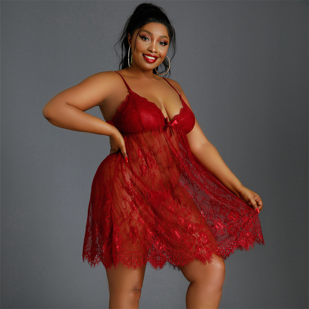 Plus Size Fat Lady Outfit plus size Amazon's new European and American fashionable and comfortable home pajamas set