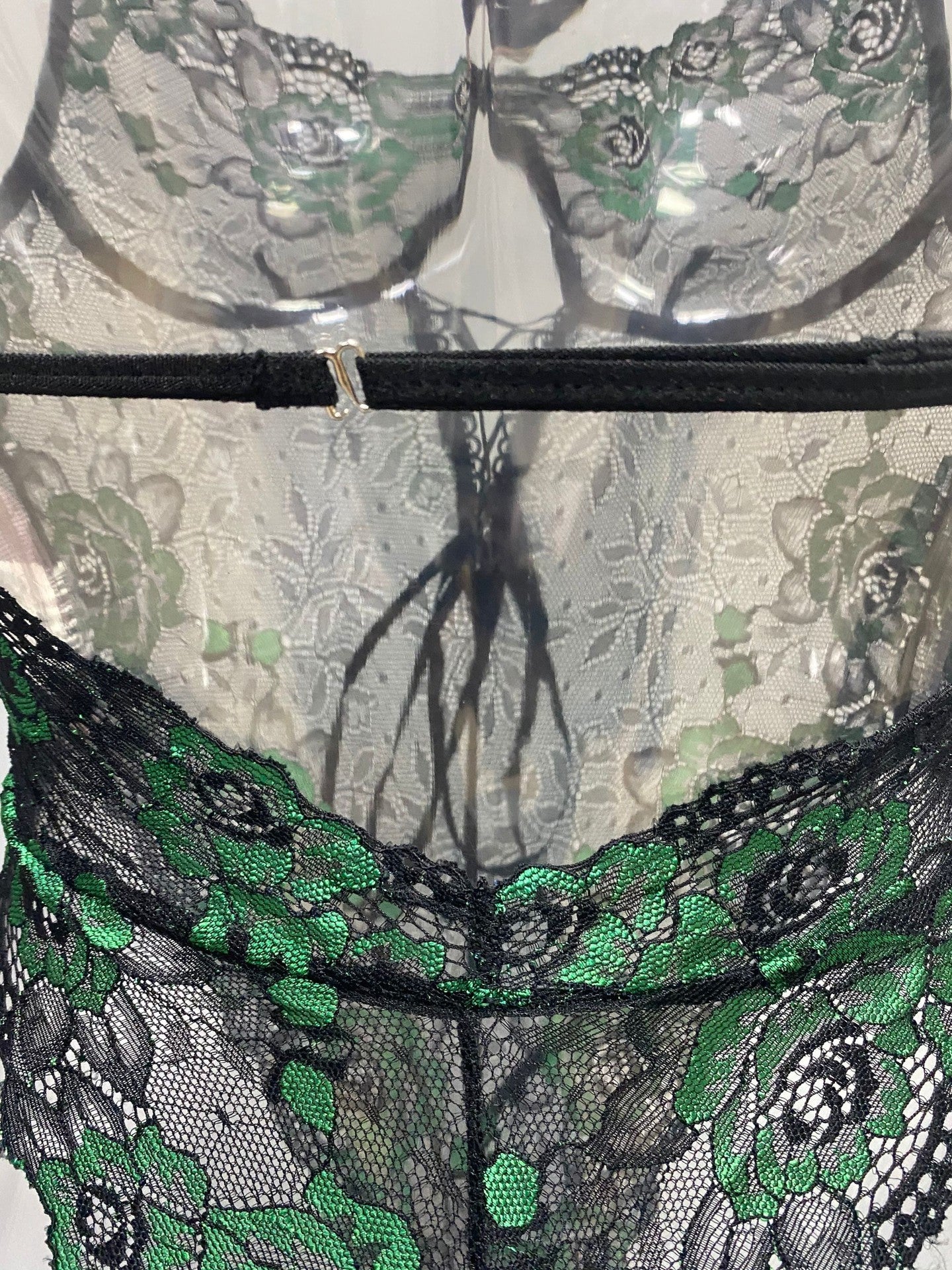 Women's Sexy Lingerie plus Size One-piece lace deep V Tights European and American Cross-Border AliExpress eBay Source of Goods