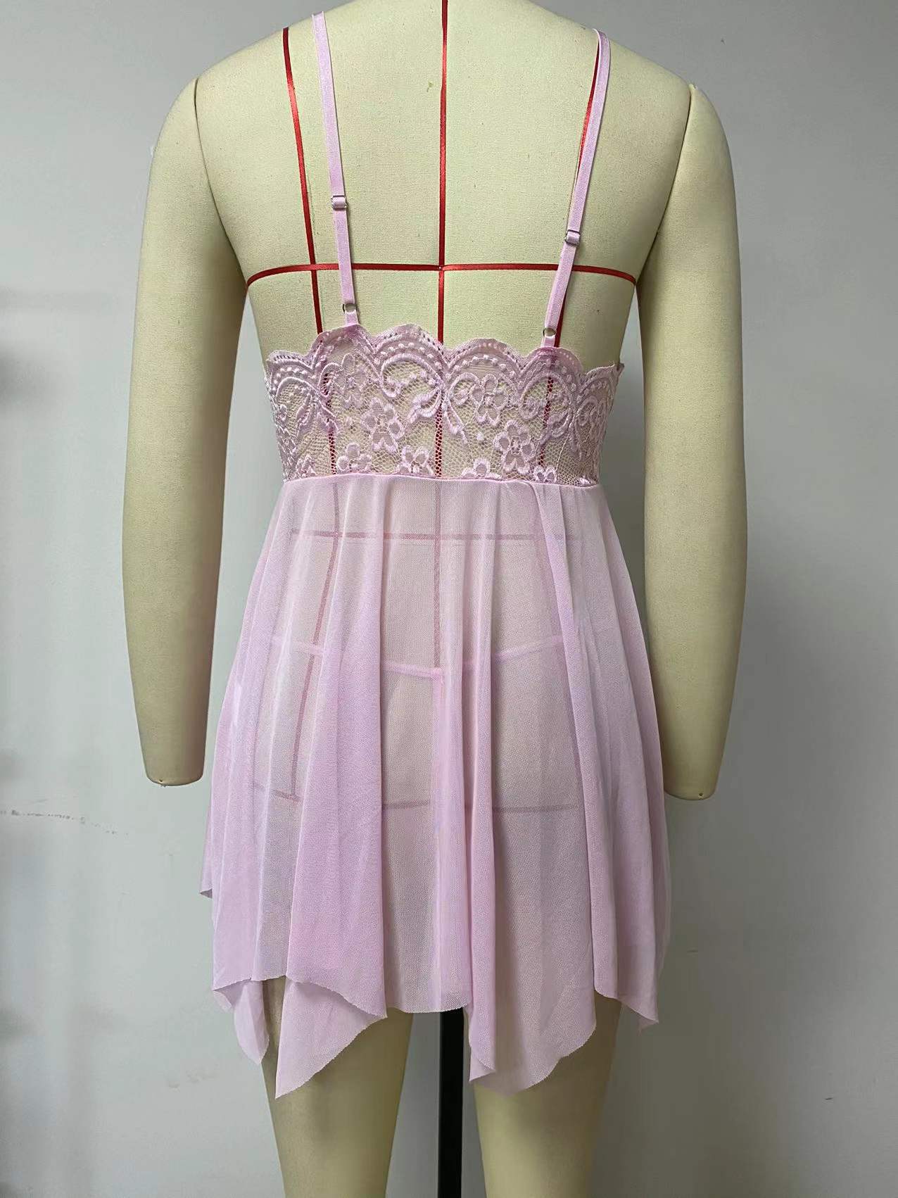 Sexy Lingerie AliExpress Amazon Women's Sexy Lingerie Lace Split Slip Dress New Style