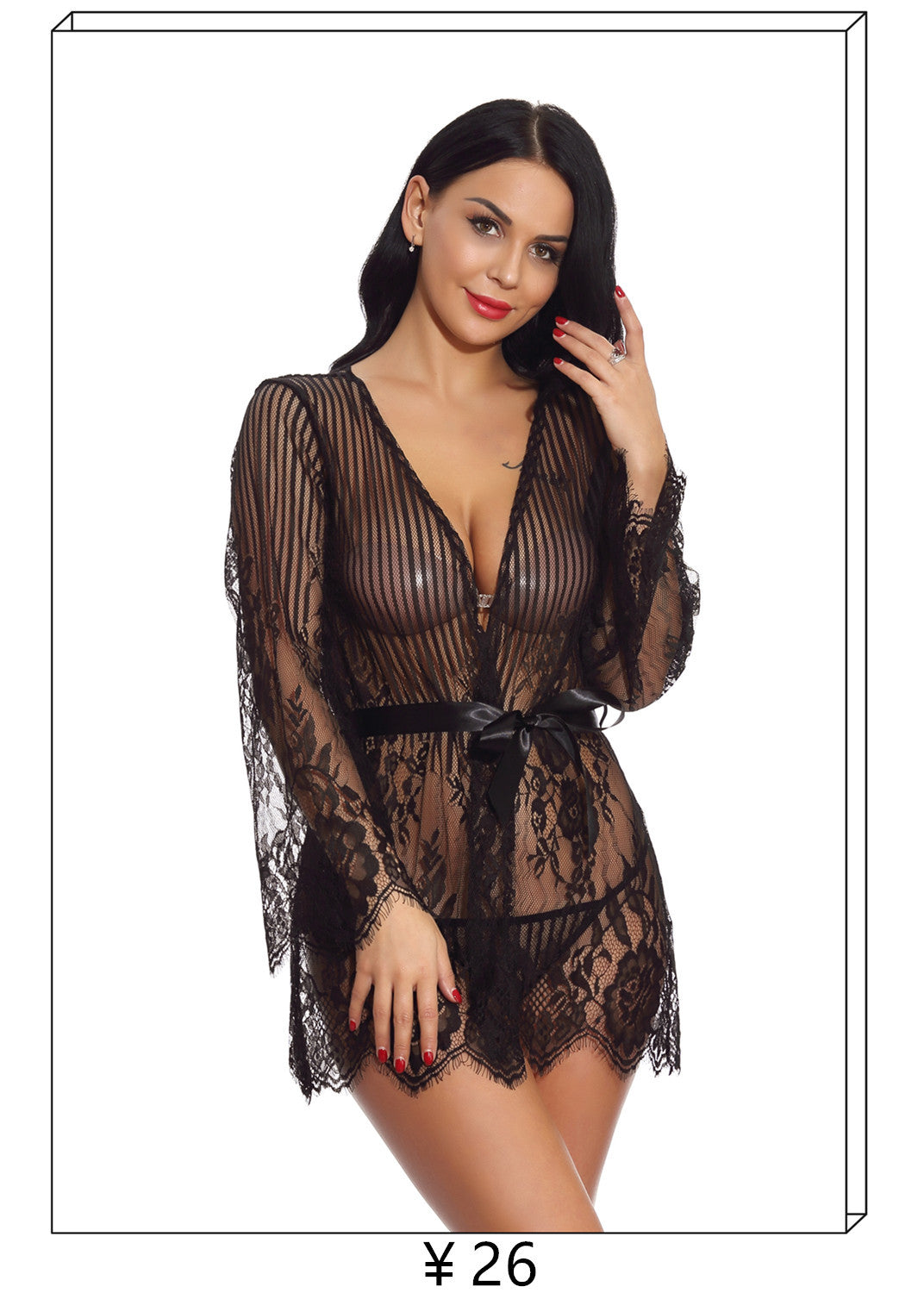 New Foreign Trade European and American Style Sexy Women's Camisole Embroidered Lace Temptation Nightdress Solid Color Satin Pajamas Homewear In Stock