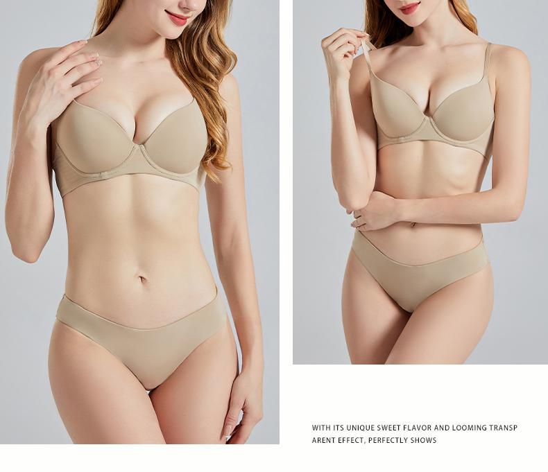 Sexy Seamless Smooth Bra Summer Small Chest Push-Up Anti-Sagging Adjustable Bra Large Chest Minimizer Plus Size Bra