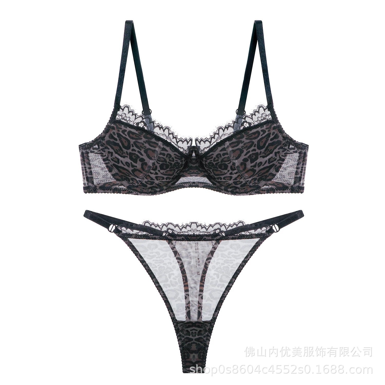 European and American Hot-Selling Sexy Lingerie Lace French Bra Large Bust Minimizer Anti-Sagging Sexy Lingerie Set for Women