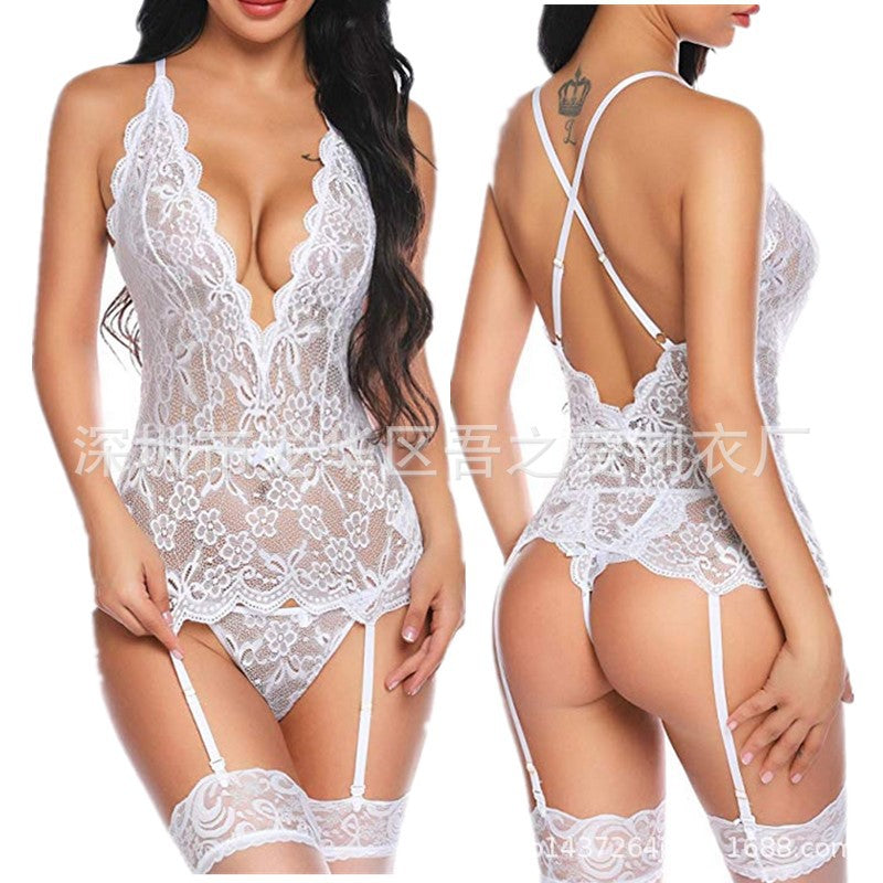 Sexy Lingerie Manufacturer Foreign Trade AliExpress Source Sexy Nightclub Women's Clothing Sexy lingerie set allure