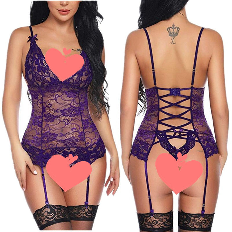 Sexy Lingerie Manufacturer Foreign Trade AliExpress Source Sexy Nightclub Women's Clothing Sexy lingerie set allure