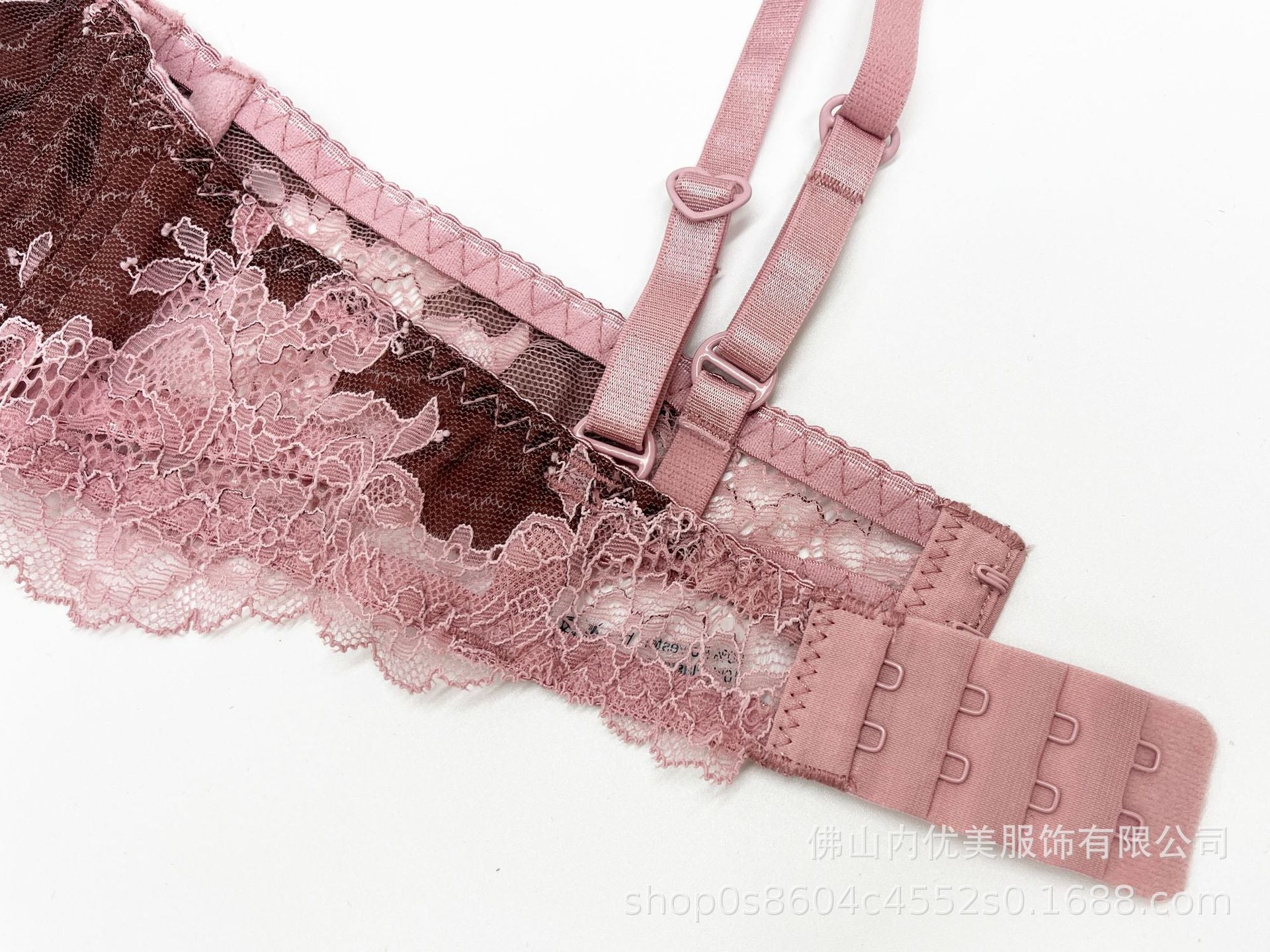 Amazon Foreign Trade Sexy Lingerie Women's Lace Ultra-thin See-through Large Bust Minimizer Push-up Sexy Set Wholesale