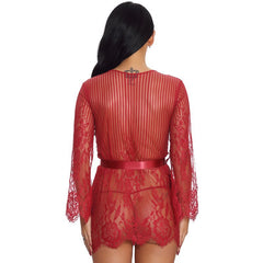 New European and American Style Sexy Lingerie Foreign Trade Amazon Supply Sexy Home Sleepwear Bathrobe Direct from Manufacturer