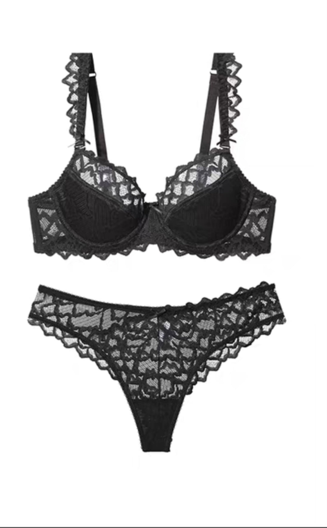 French Lace Bra Summer Thin Style Chest Enhancing Small Side Breast Collection Anti-Sagging Sexy Push-Up Bra Set Sexy Bra